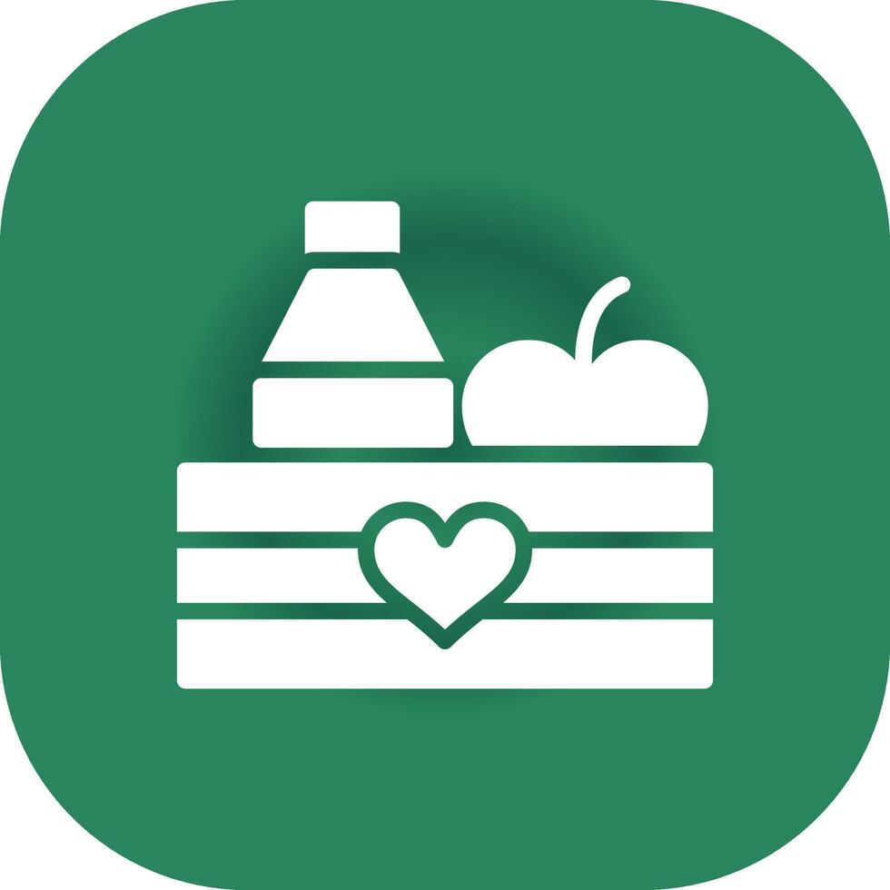 Food Box Creative Icon Design vector