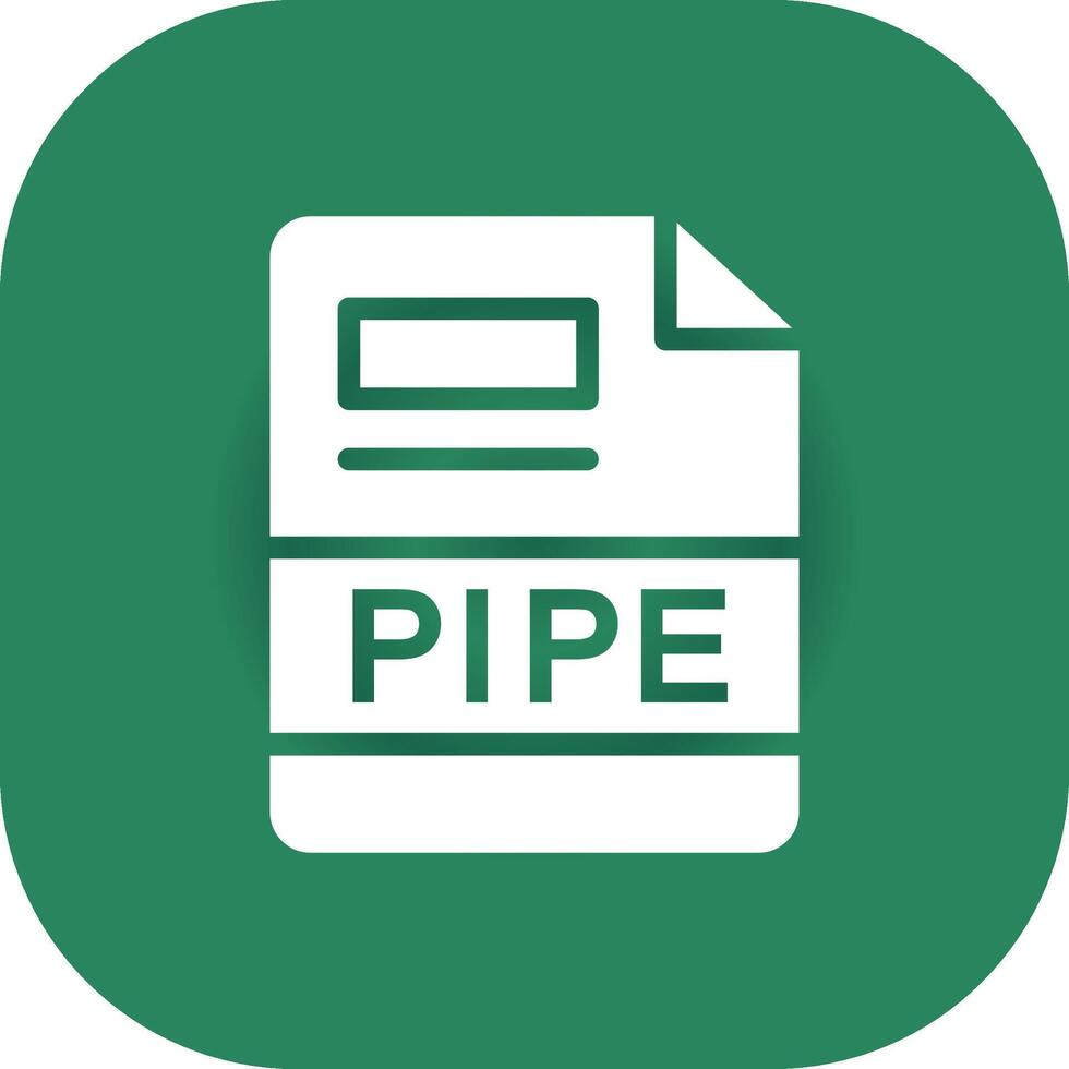 PIPE Creative Icon Design vector