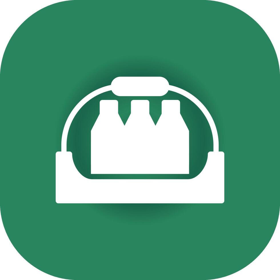 Bottle shelf Creative Icon Design vector