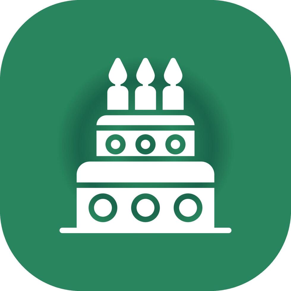 Cake Creative Icon Design vector