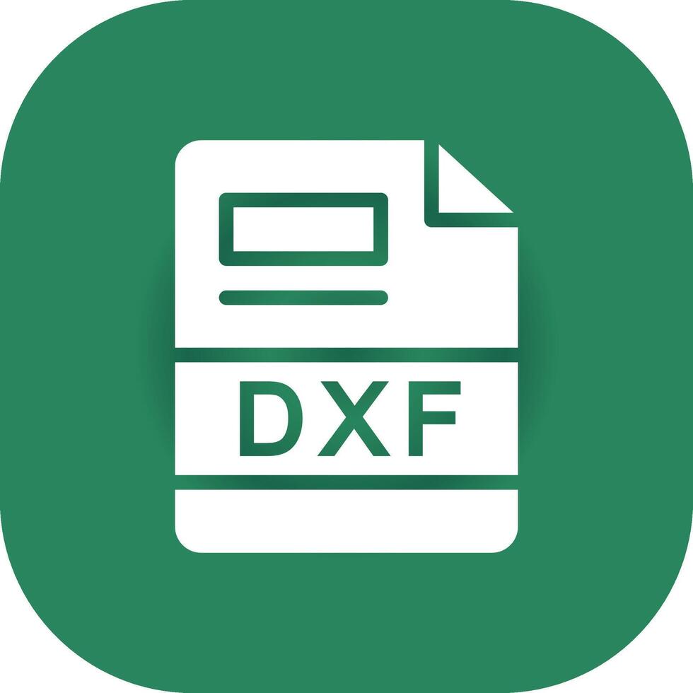 DXF Creative Icon Design vector