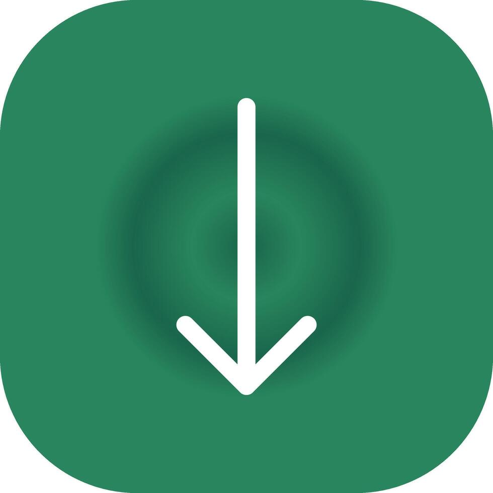Down Arrow Creative Icon Design vector