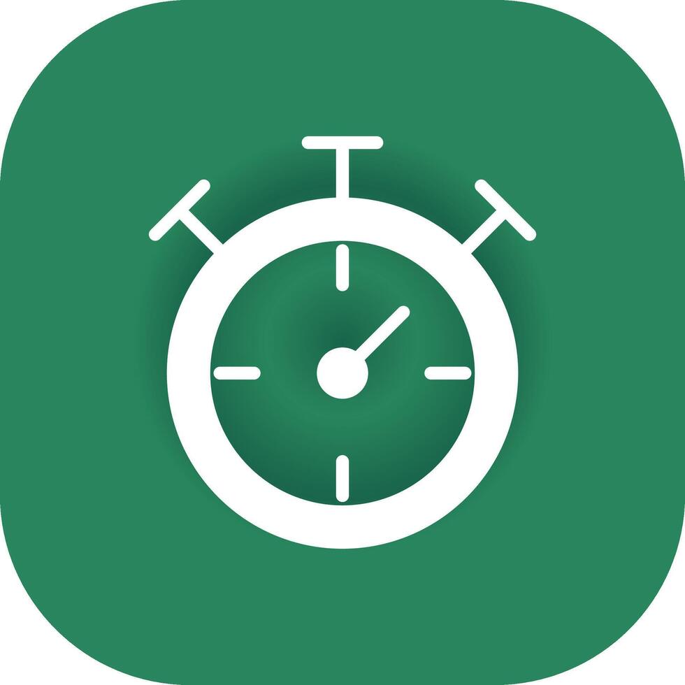 Stopwatch Creative Icon Design vector