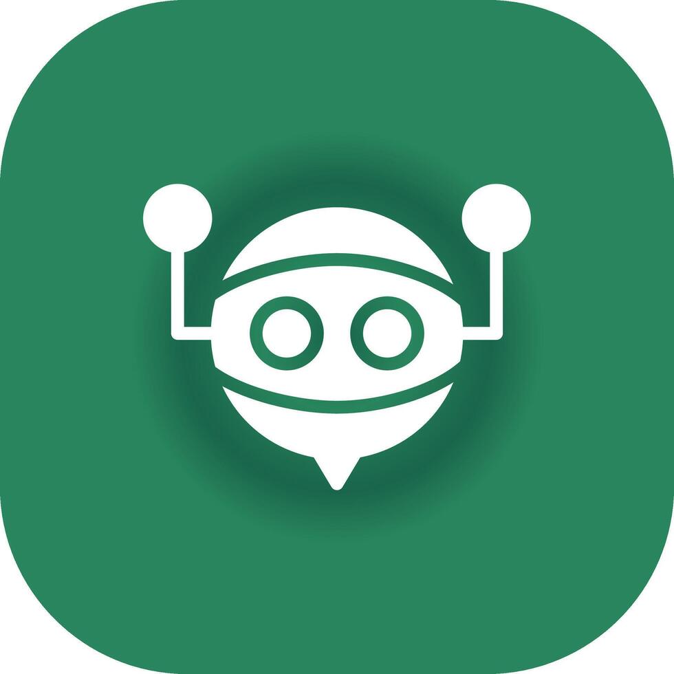 Virtual Assistant Creative Icon Design vector