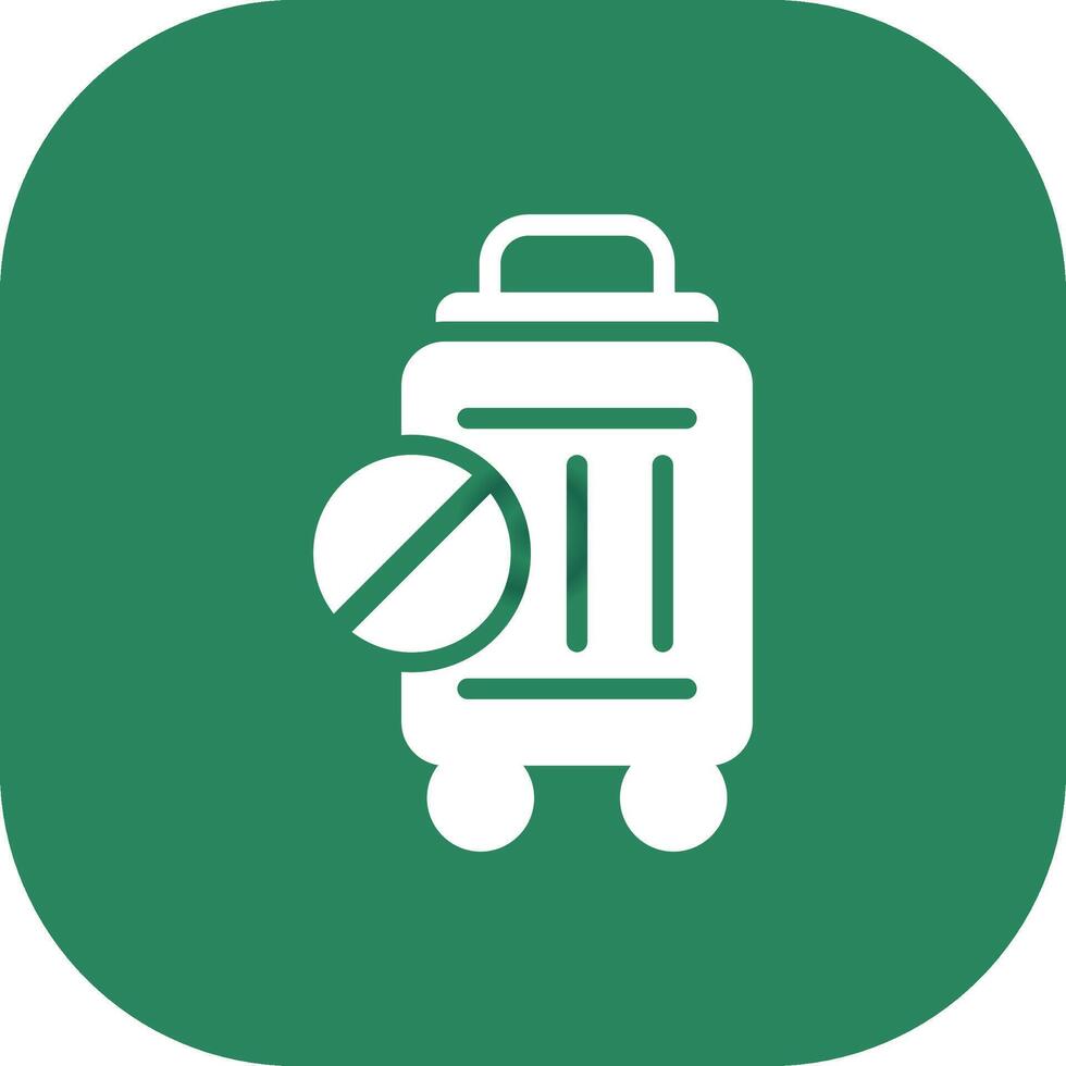 Travel Restrictions Creative Icon Design vector