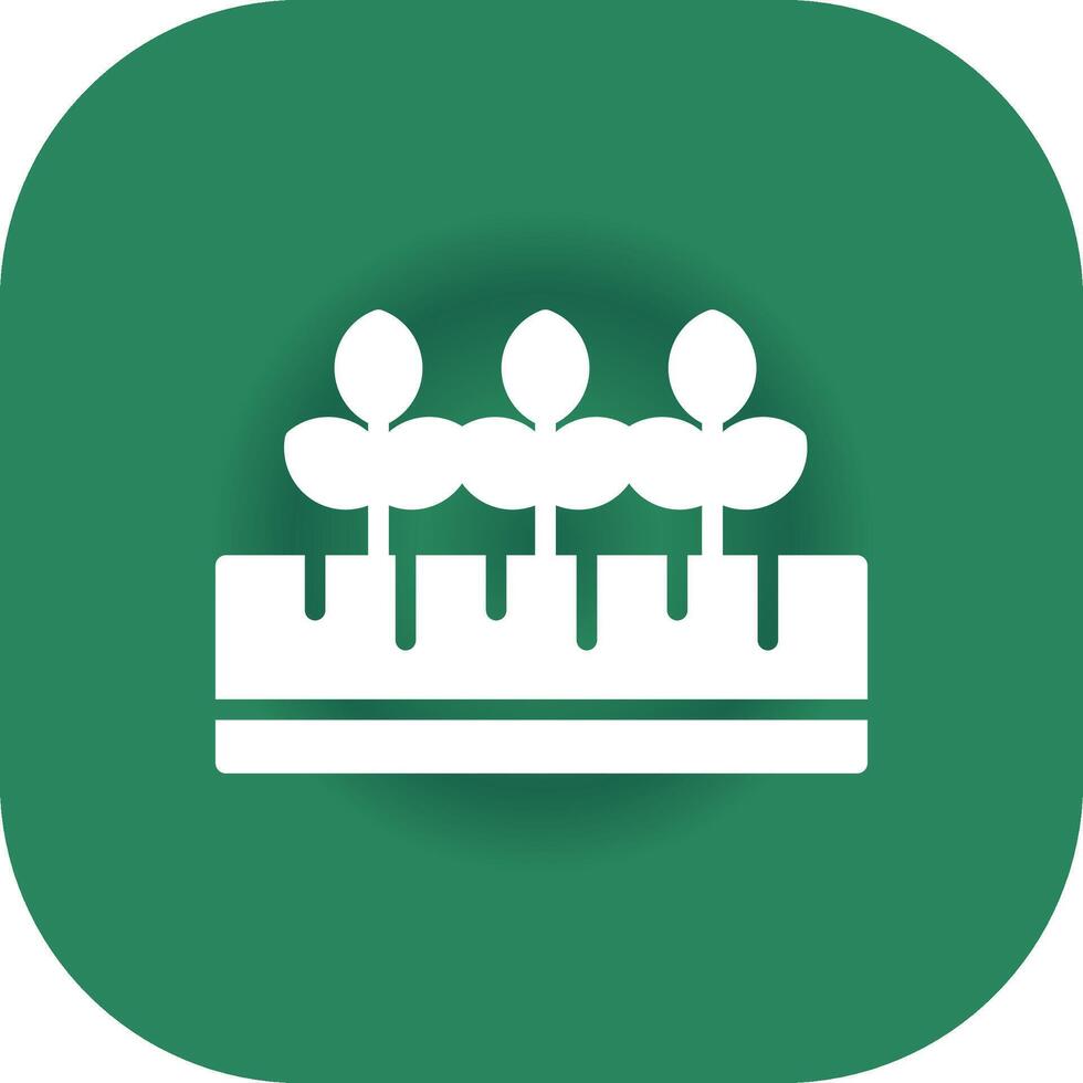 Precision Farming Creative Icon Design vector