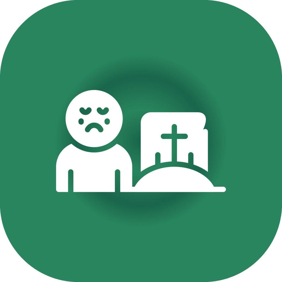 Grave Creative Icon Design vector