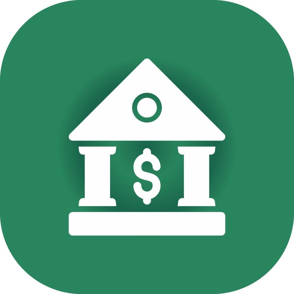 Bank Creative Icon Design vector