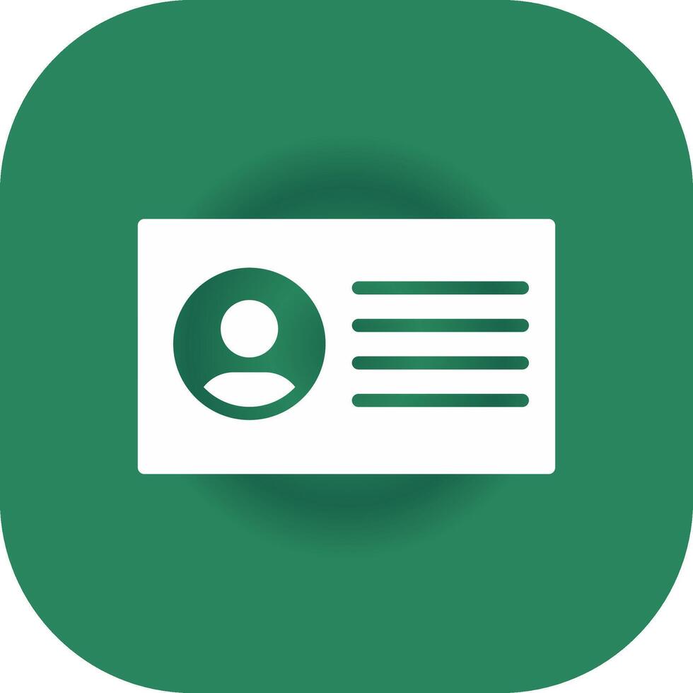 Id Card Creative Icon Design vector