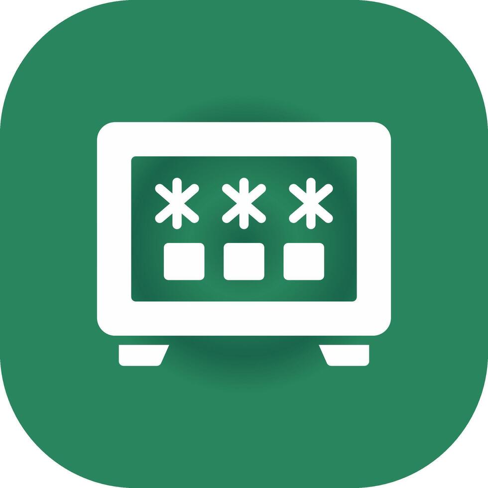 Safe Box Creative Icon Design vector
