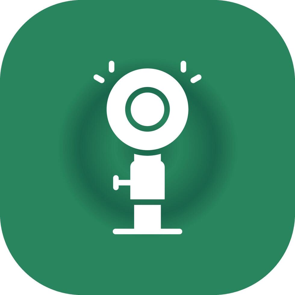 Glyph Round Corner Green Gradient vector