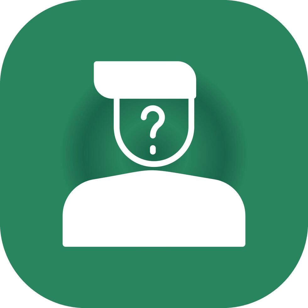 Suspect Creative Icon Design vector