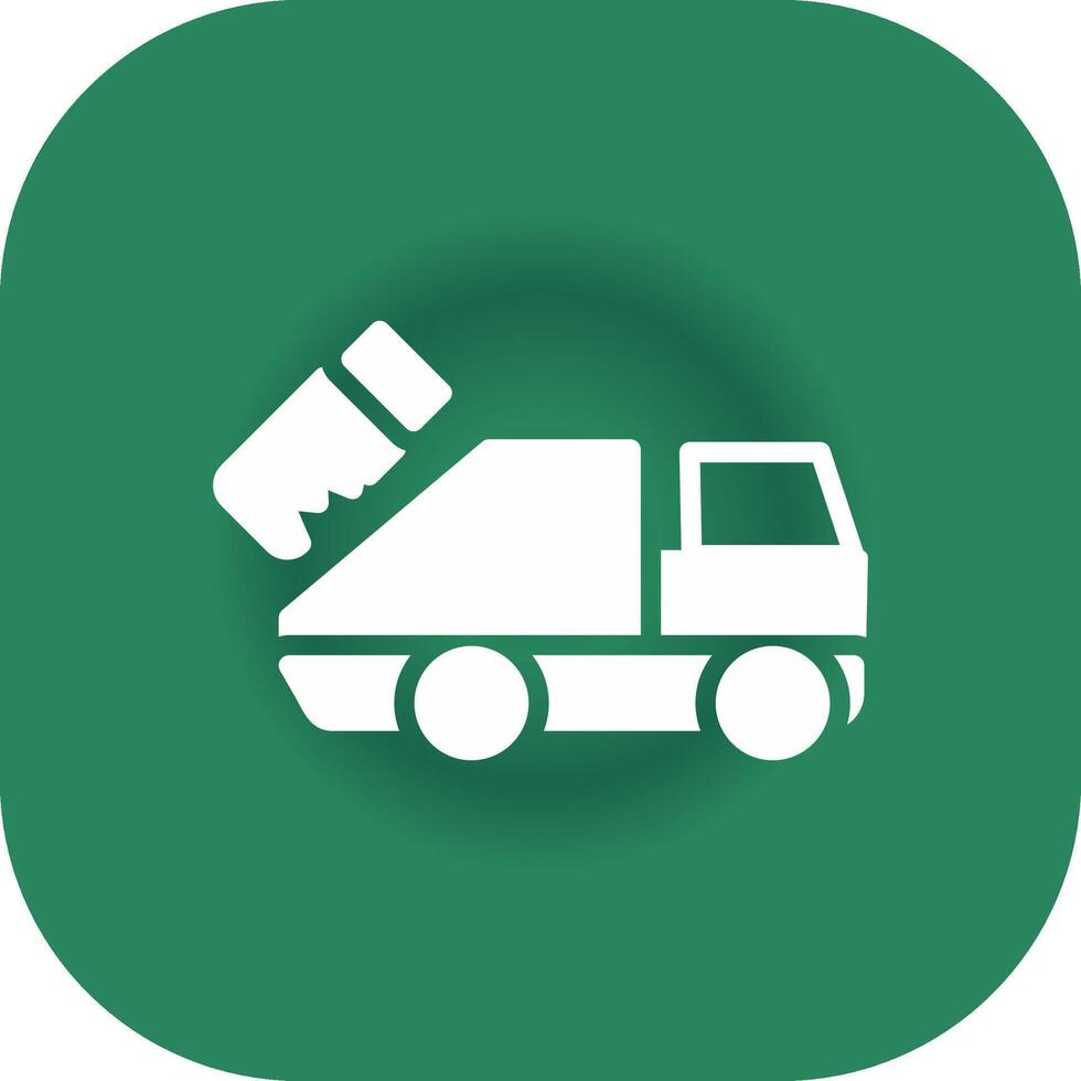 Garbage Truck Creative Icon Design vector