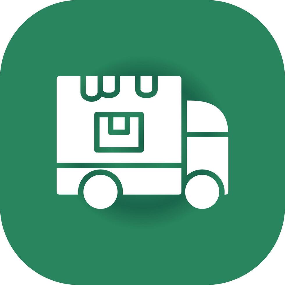 Delivery Truck Creative Icon Design vector