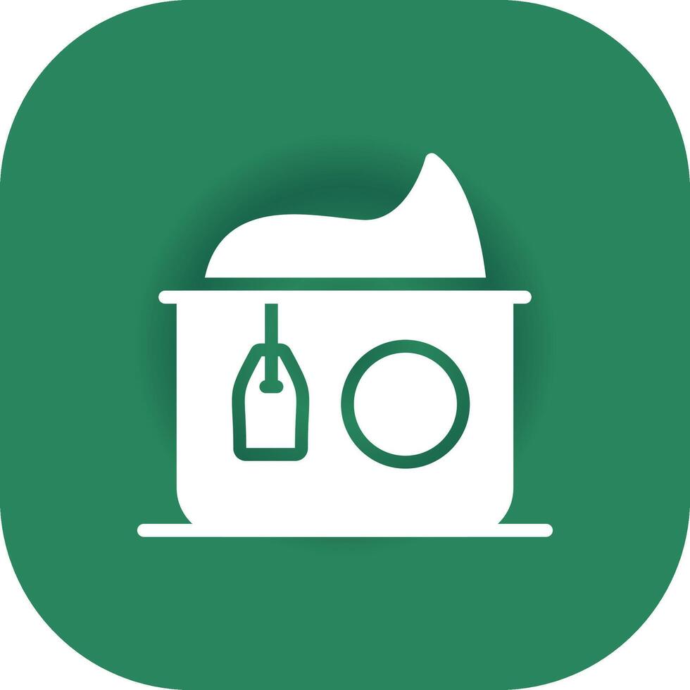 Cream Creative Icon Design vector