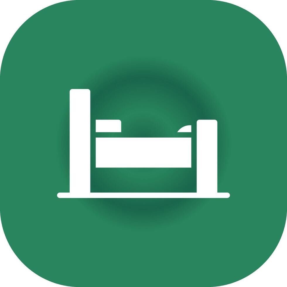 Bed Creative Icon Design vector