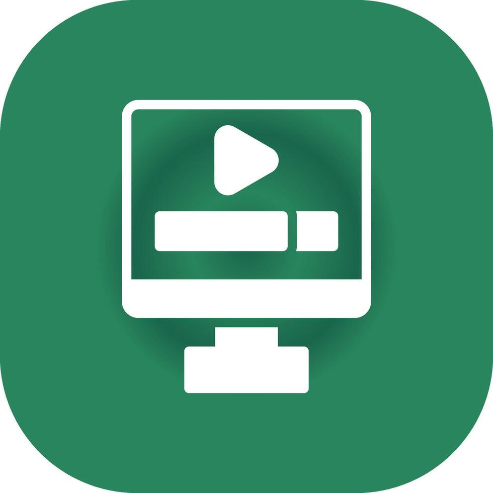 Video Play Creative Icon Design vector