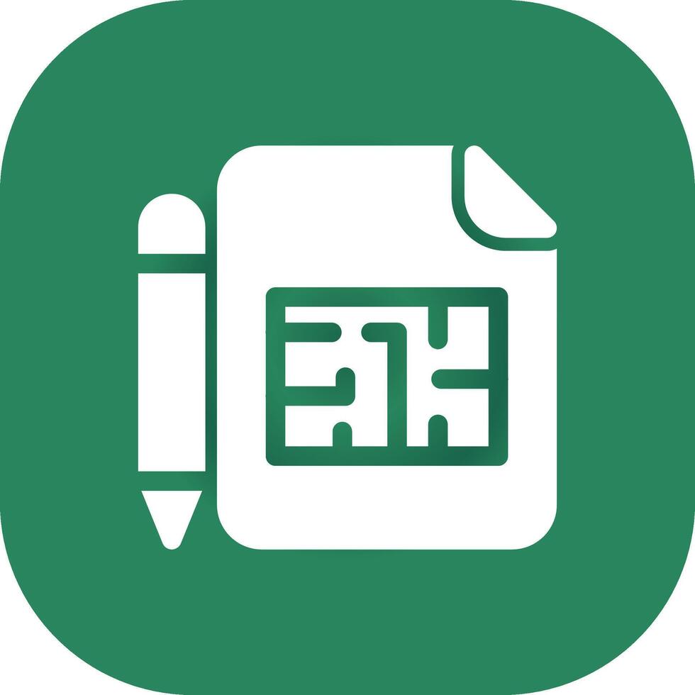 Blueprint Creative Icon Design vector