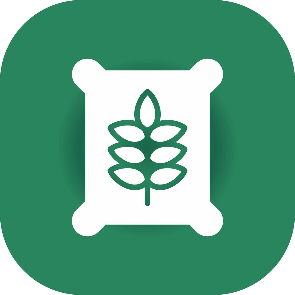 Seed Bag Creative Icon Design vector