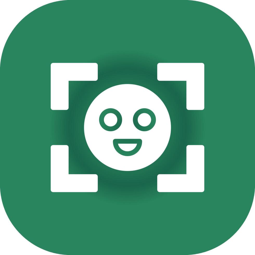 Face Detection Creative Icon Design vector