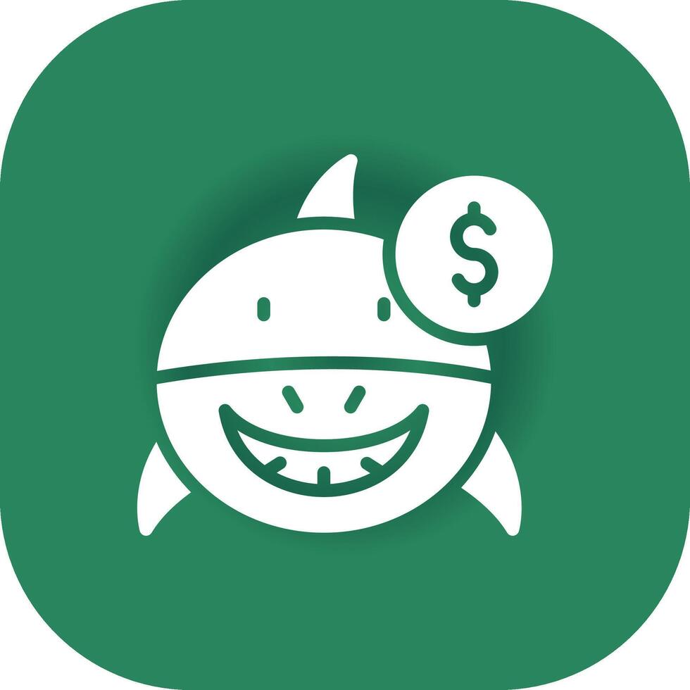 Loan Shark Creative Icon Design vector