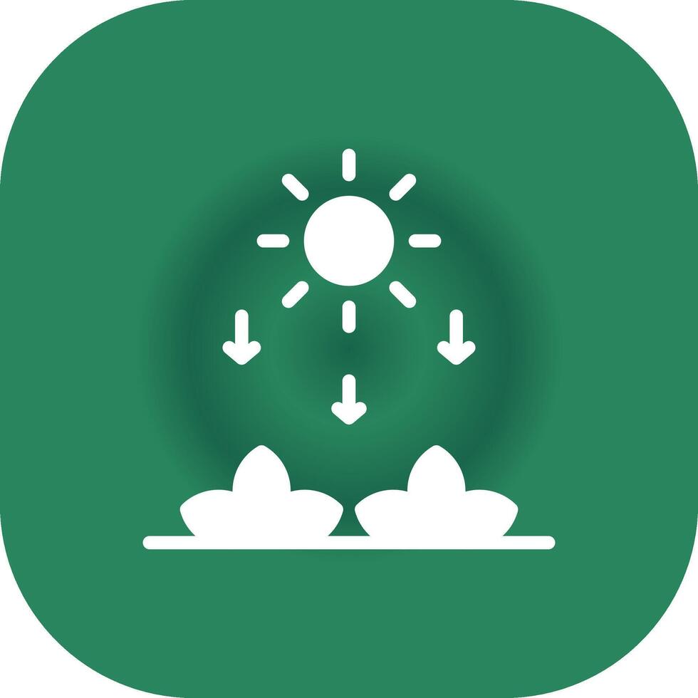 Photosynthesis Creative Icon Design vector