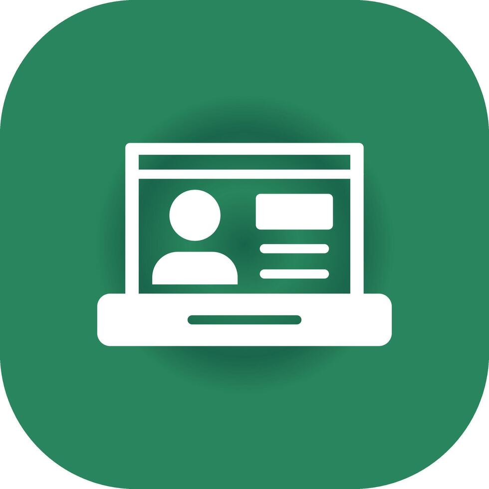 Online Class Creative Icon Design vector