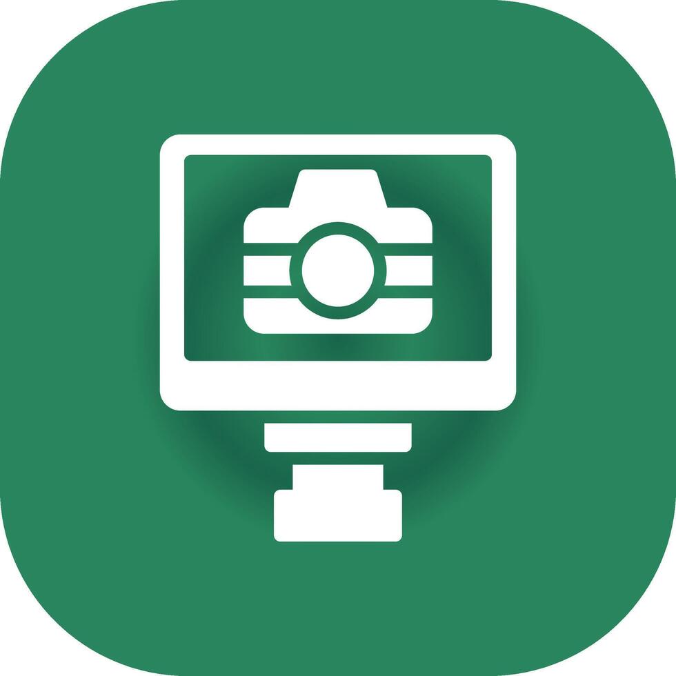 Lcd Camera Creative Icon Design vector