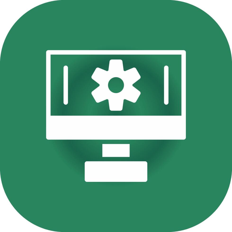 Setting Creative Icon Design vector