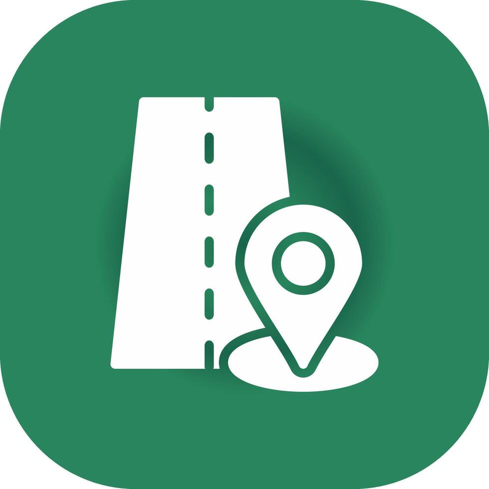 Road Creative Icon Design vector