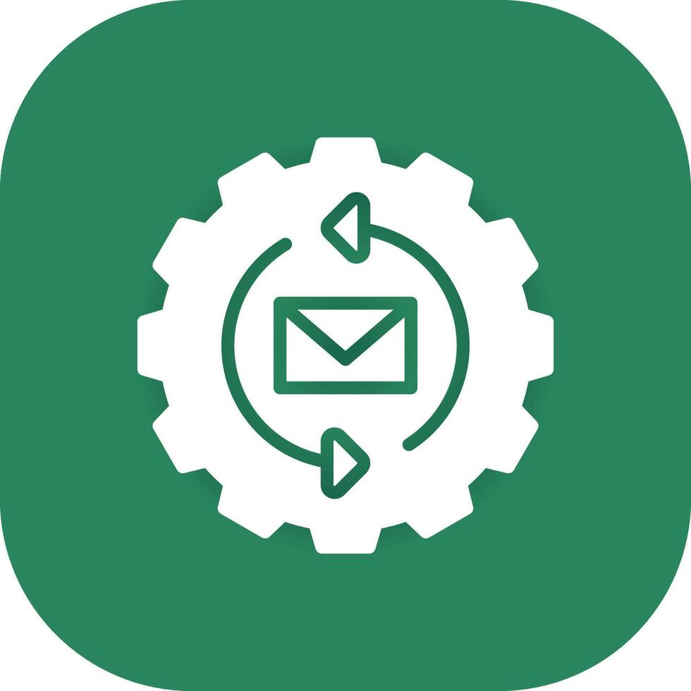 Marketing Automation Creative Icon Design vector