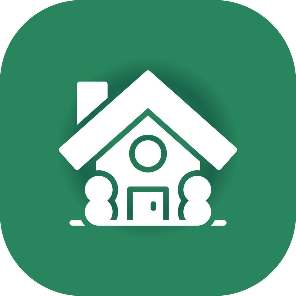 Cabin Creative Icon Design vector