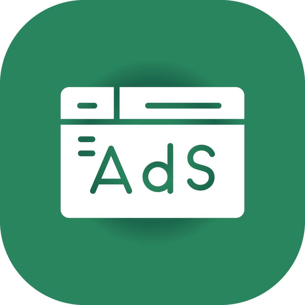 Advertising Creative Icon Design vector