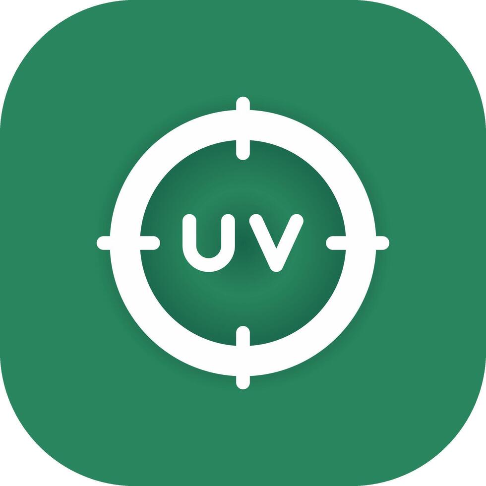 Uv Creative Icon Design vector