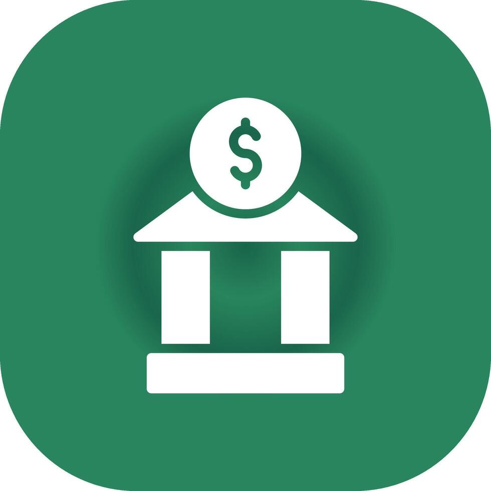 Investment Bank Creative Icon Design vector