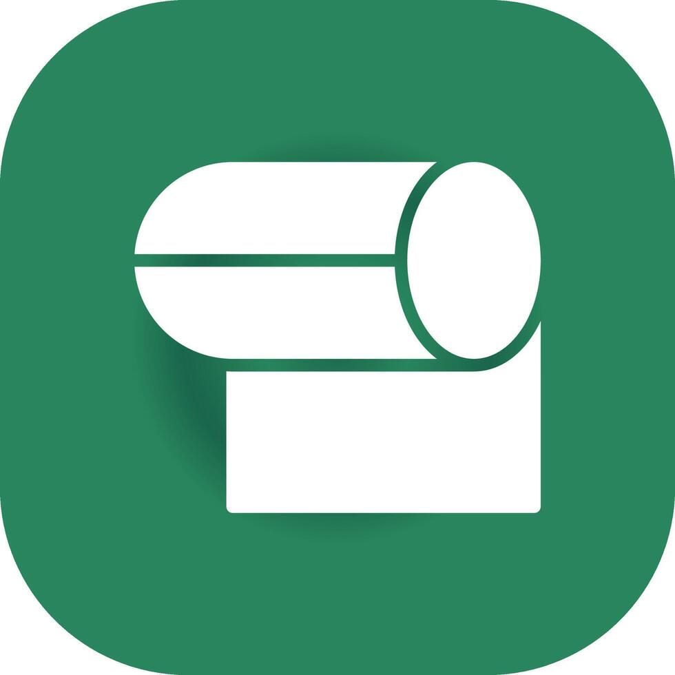 Tissue Roll Creative Icon Design vector