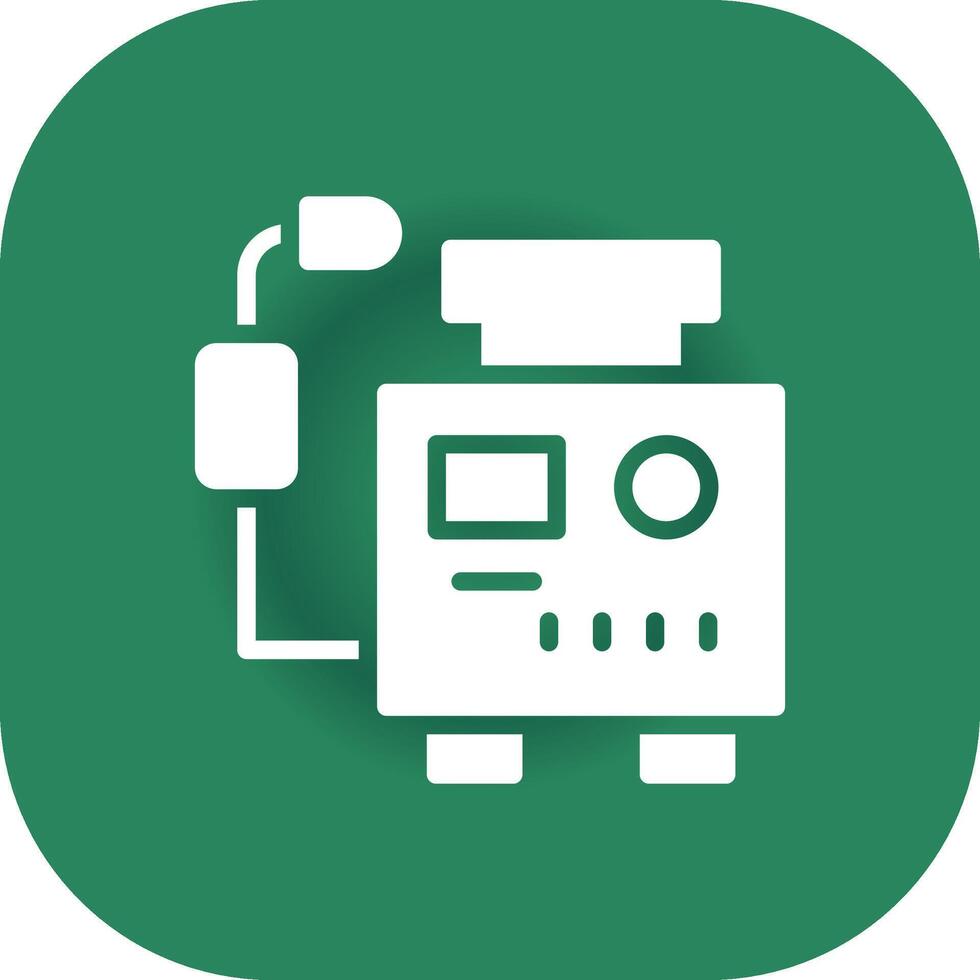 Welding Machine Creative Icon Design vector