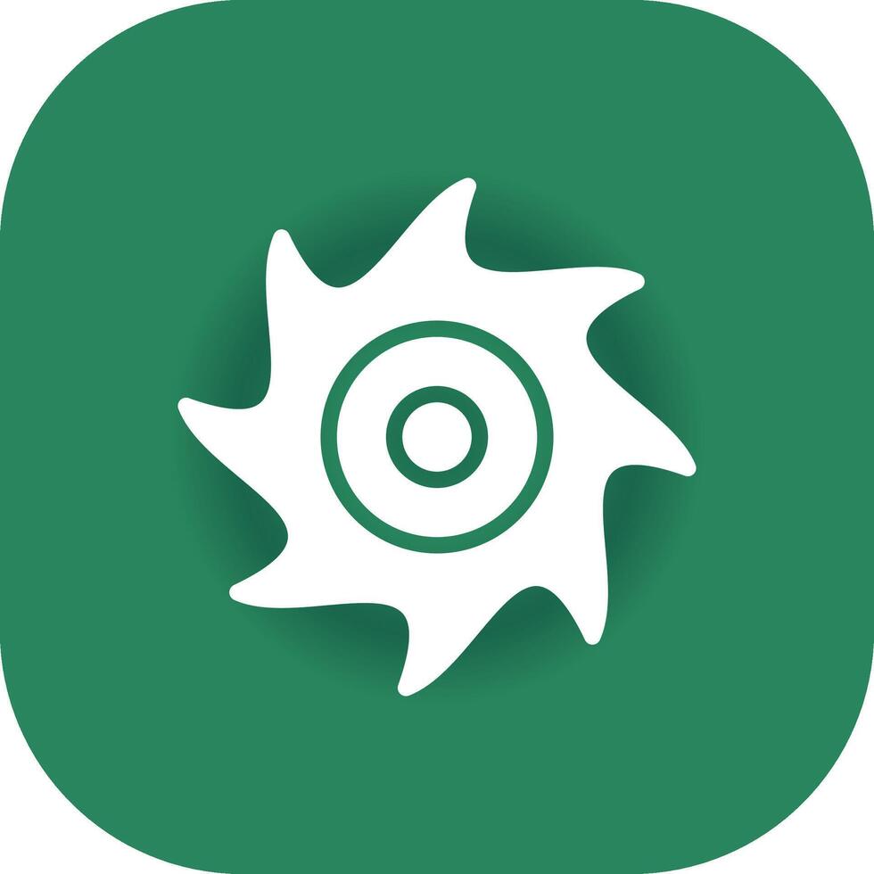 Saw Blade Creative Icon Design vector