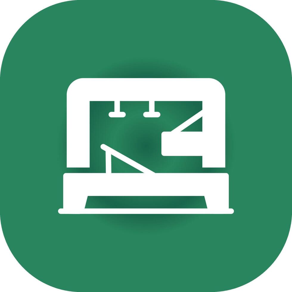 Pilates Tower Creative Icon Design vector