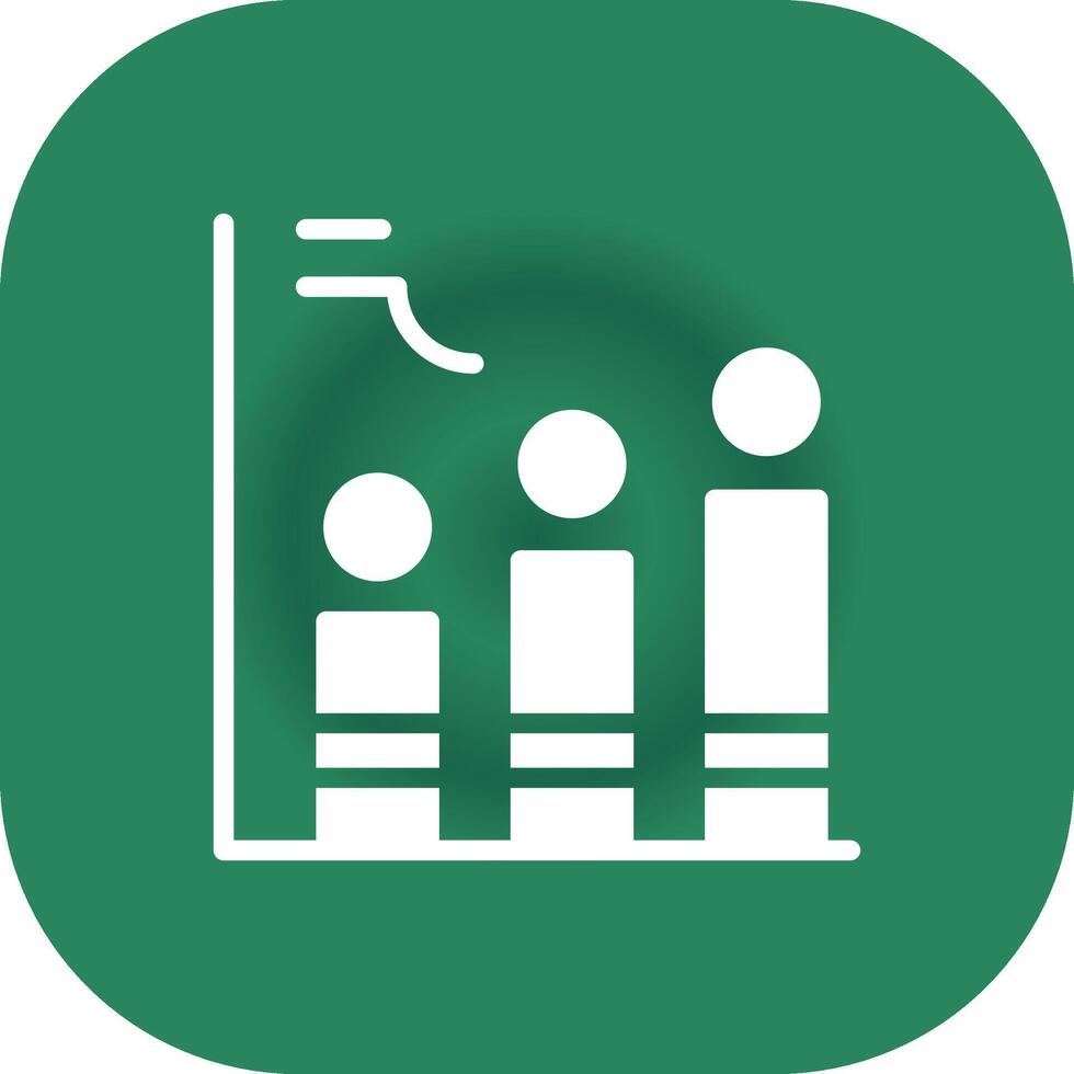 Histogram Creative Icon Design vector