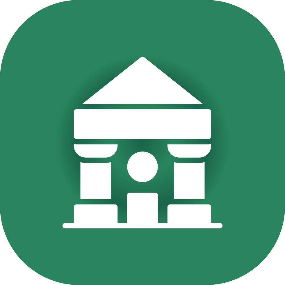 Courthouse Creative Icon Design vector