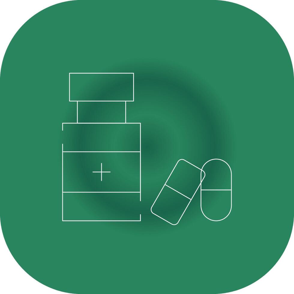 Medical Supplies Creative Icon Design vector