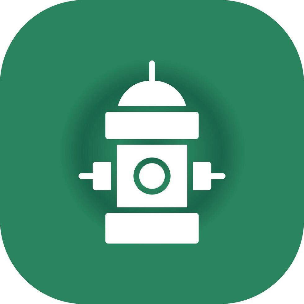 Fire Hydrant Creative Icon Design vector