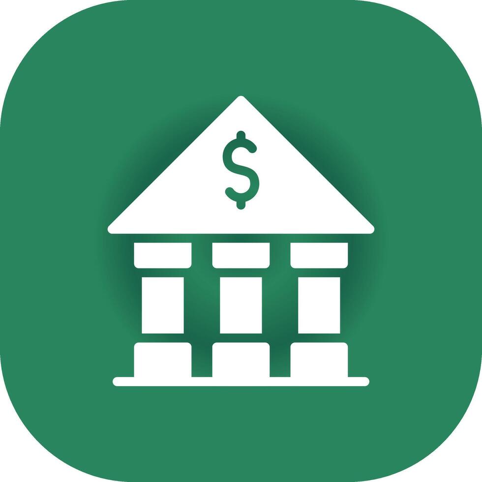 Bank Creative Icon Design vector