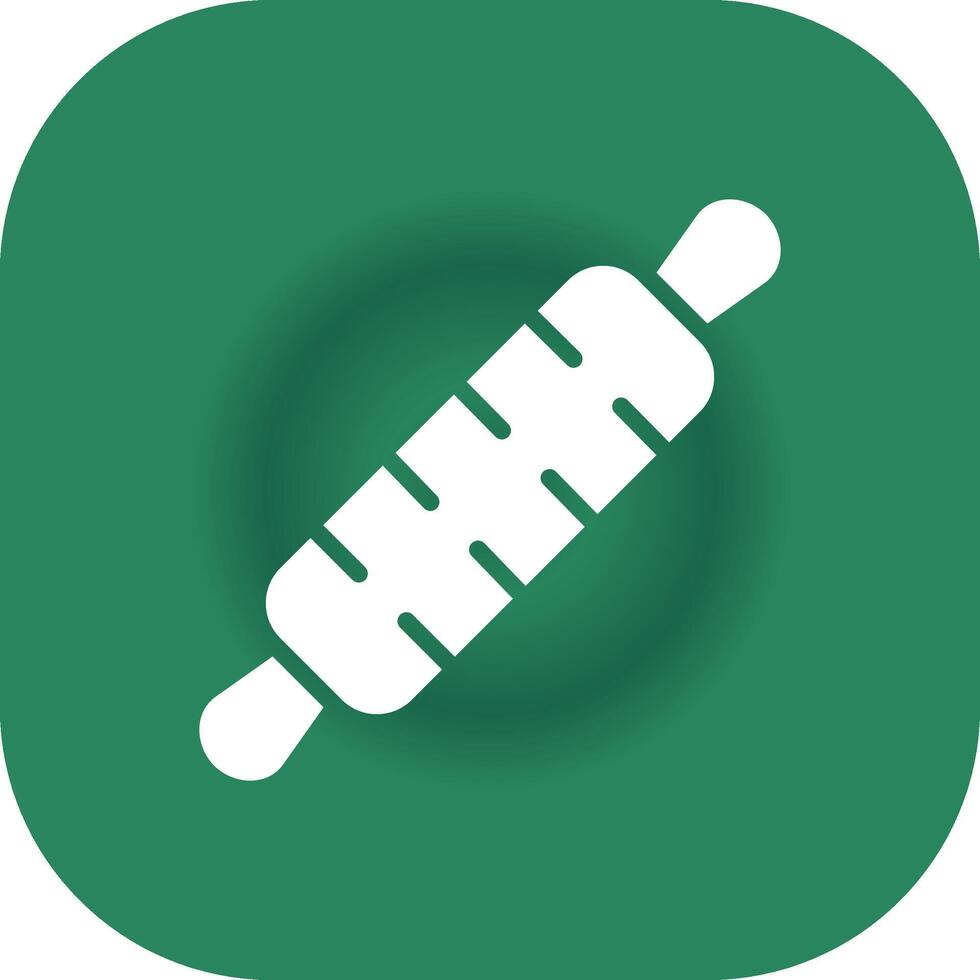 Rolling Pin Creative Icon Design vector