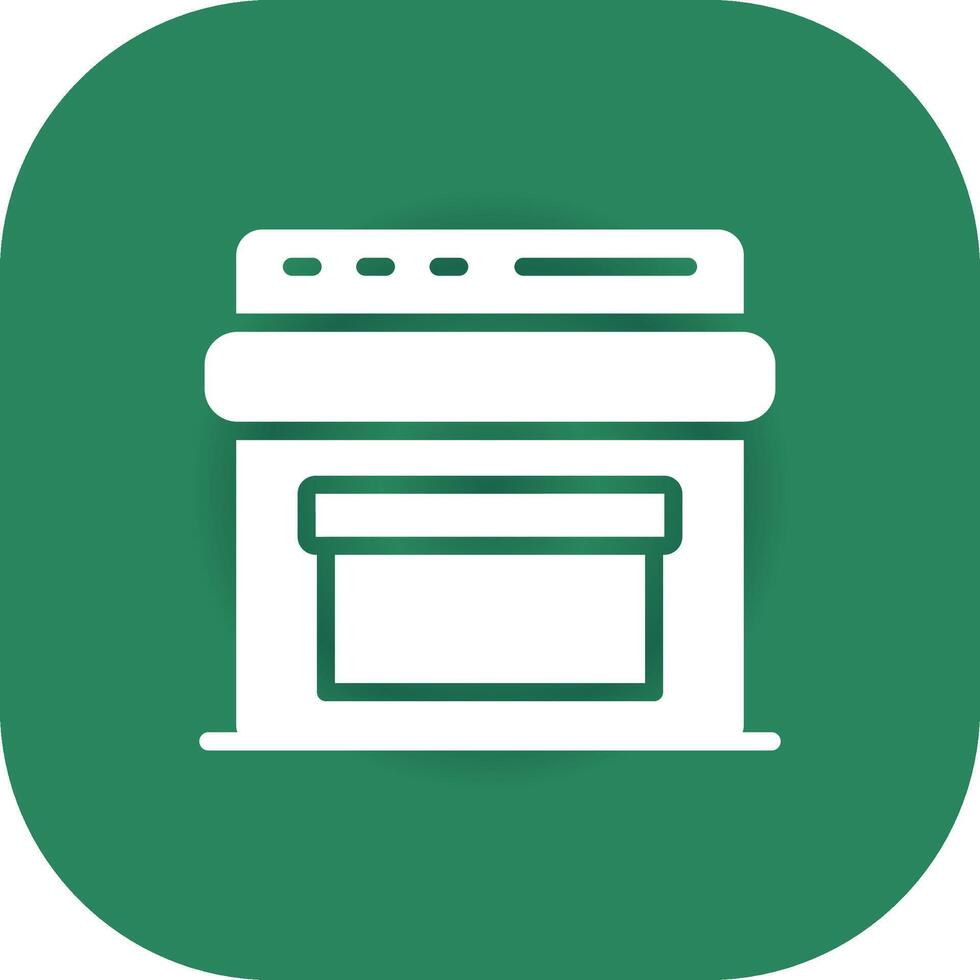 Oven Creative Icon Design vector