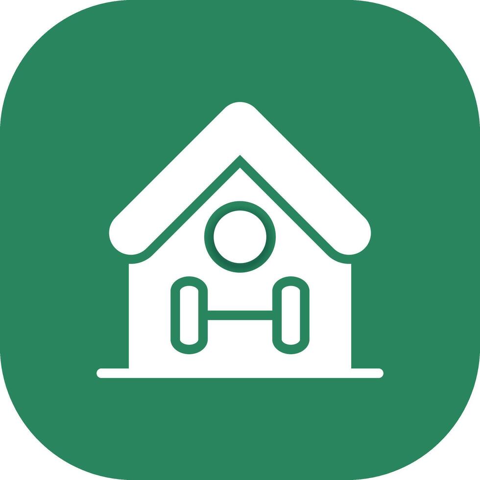 Home Workout Creative Icon Design vector