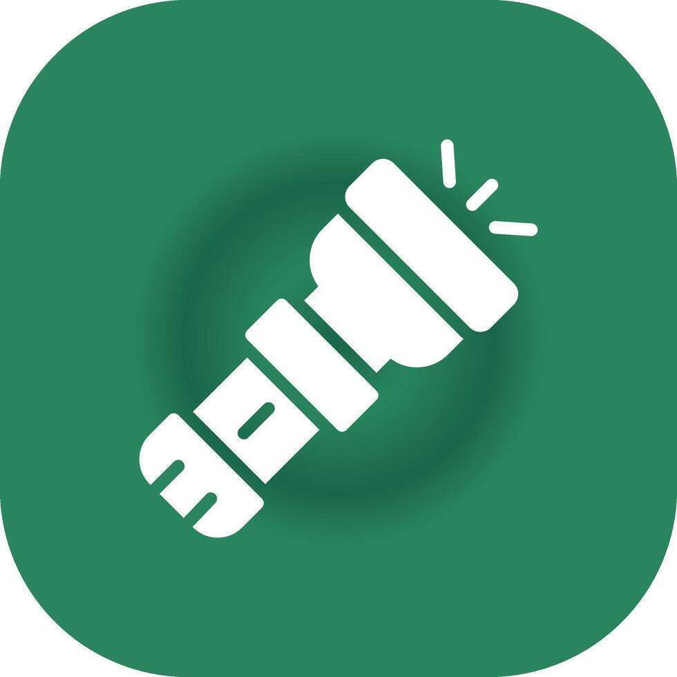 Flashlight Creative Icon Design vector