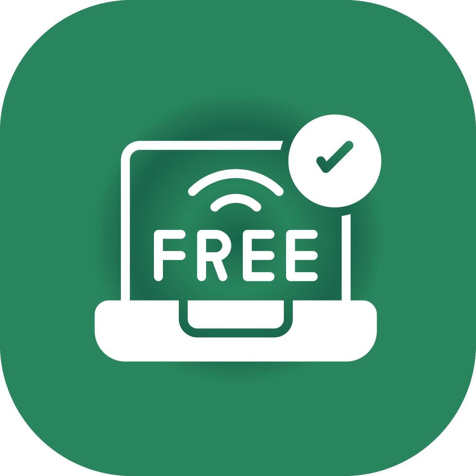 Free Wifi Creative Icon Design vector