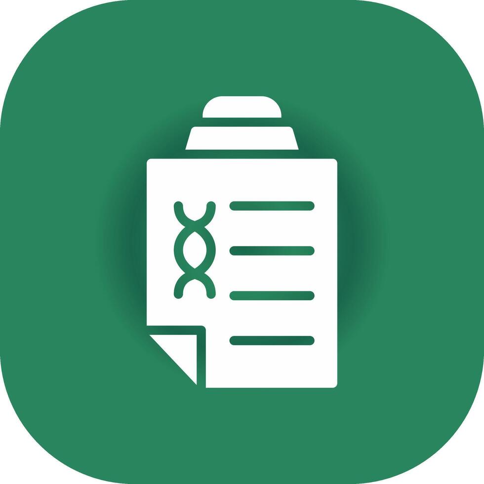 DNA Test Creative Icon Design vector